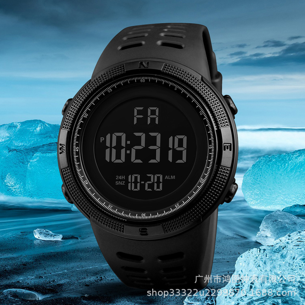 Reloj Deportivo 2026 con Cronómetro, Esfera Luminosa Grande, Electrónico, para Aventuras al Aire Libre, Moderno y Versátil para Hombre