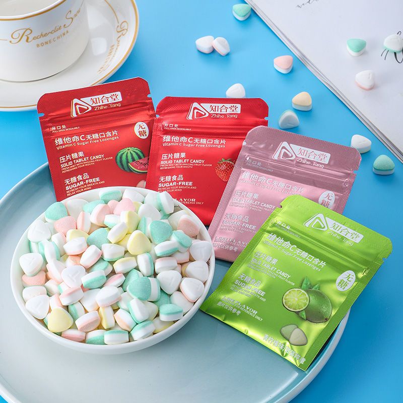 薄荷糖口香糖口气清新糖糖果情侣接吻糖0糖薄荷糖学生随身糖|ru