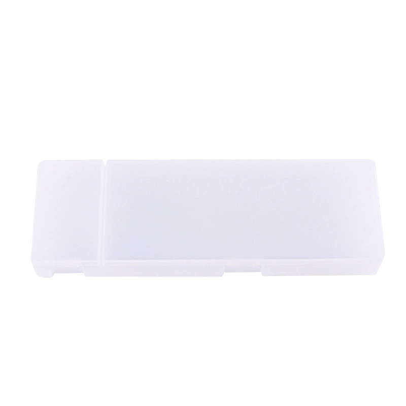 Matte Transparent Pencil Case, Universal PP Stationery Box, Double-Layer Options, 20×6.5×3 cm