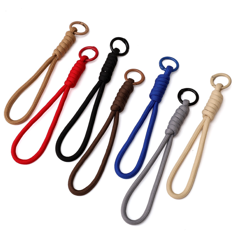 1 Polyester Versatile Single-Strand Paracord Keychain Handmade DIY Bracelet Necklace Jewelry Accessories Material Package