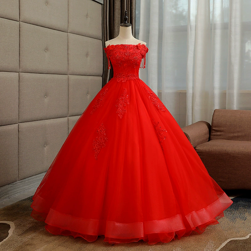 Demi-season black evening dress, long skirt, open shoulders, tutu skirt