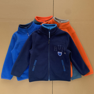 Children's Fleece Coat Autumn and Winter Boys' Fleece Coat Warm Inner Jacket Outdoor Big Children's Rush Coat Liner