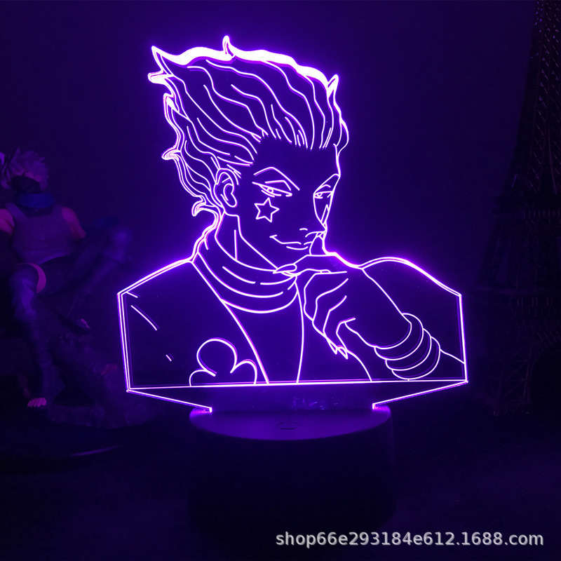 Cross-border Hot Selling Explosions Day Full-time Hunter Magician Sisso Nags Colorful Touch 16-color Remote Control 3d Night Light