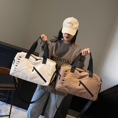新款女士瑜伽健身包干湿分离大容量旅行包短途露营摄影斜挎收纳包