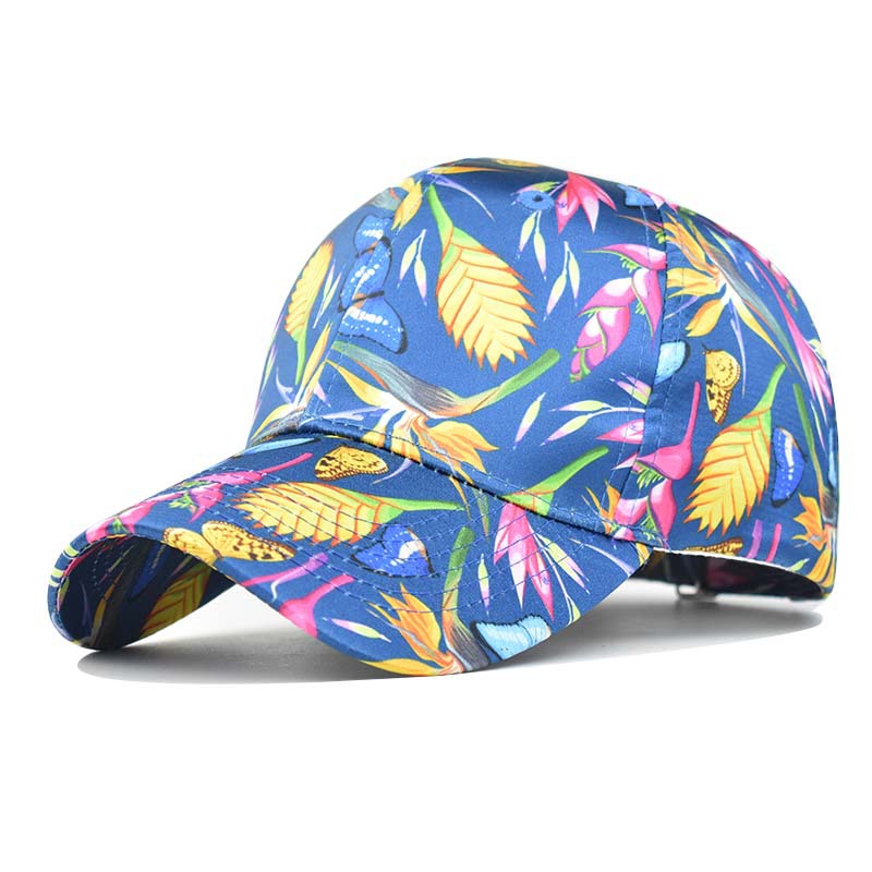 Gorra de Béisbol con Estampado de Algodón, con Sombrilla, para Al Aire Libre image 6