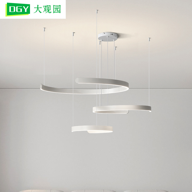 Lámpara de araña para sala de estar Daguanyuan, moderna, minimalista, nórdica, para villa, comedor, sala de estar, iluminación para decoración del hogar Zhongshan 556L