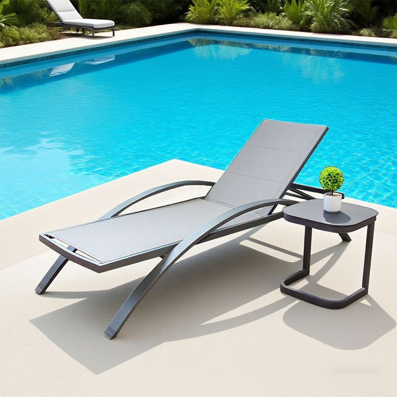 Silla al aire libre Residencia patio piscina silla de playa silla de ocio a prueba de agua protección solar villa nórdica silla de playa jardín