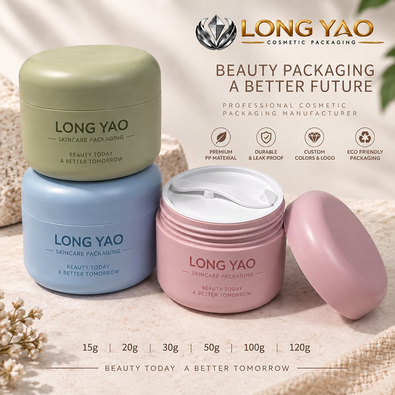 Pp Double-Layer Cream Bottle with Spoon 15G20G30G50G100G120G Frosted Mask Jar Bottle Glossy Cream Bottle Pp Double-Layer Cream Bottle with Spoon 15G20G30G50G100G120G Frosted Mask Jar Bottle Glossy Cream Bottle