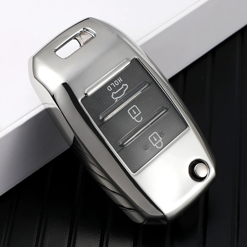 Чехол для автомобильного ключа Kia подходит для умного чехла для ключей Kia 16 K3K5, автомобильный Прозрачный чехол для ключей