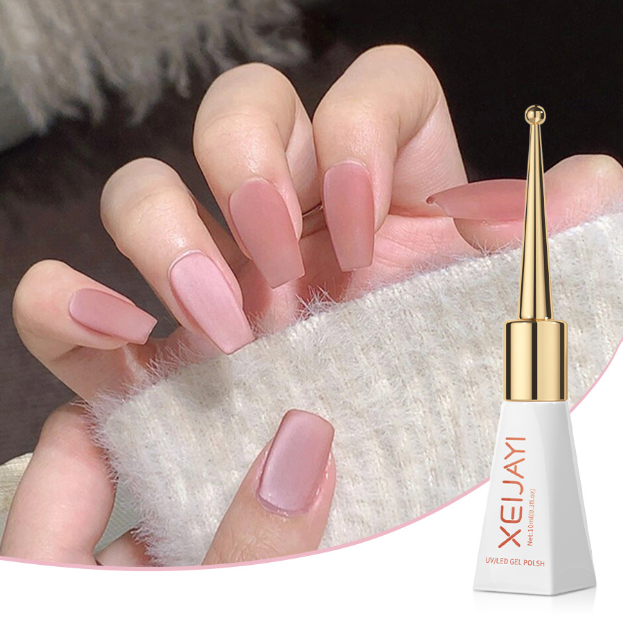 Light pink crystal cat eye manicure new pink crystal cat eye online popular variety cat eye glue nail salon special