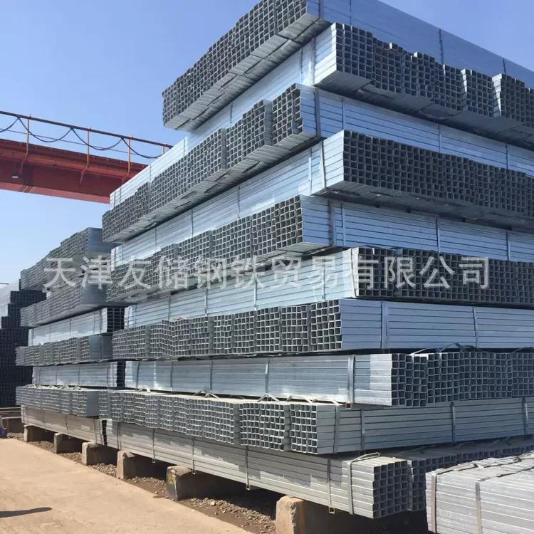 厂家直销100x100热镀锌方管4060镀锌方管6米幕墙工程q235镀锌矩管