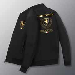 潮牌外套男刺绣潮流春秋冬季新款夹克欧洲站小蜜蜂品质棒球服加厚