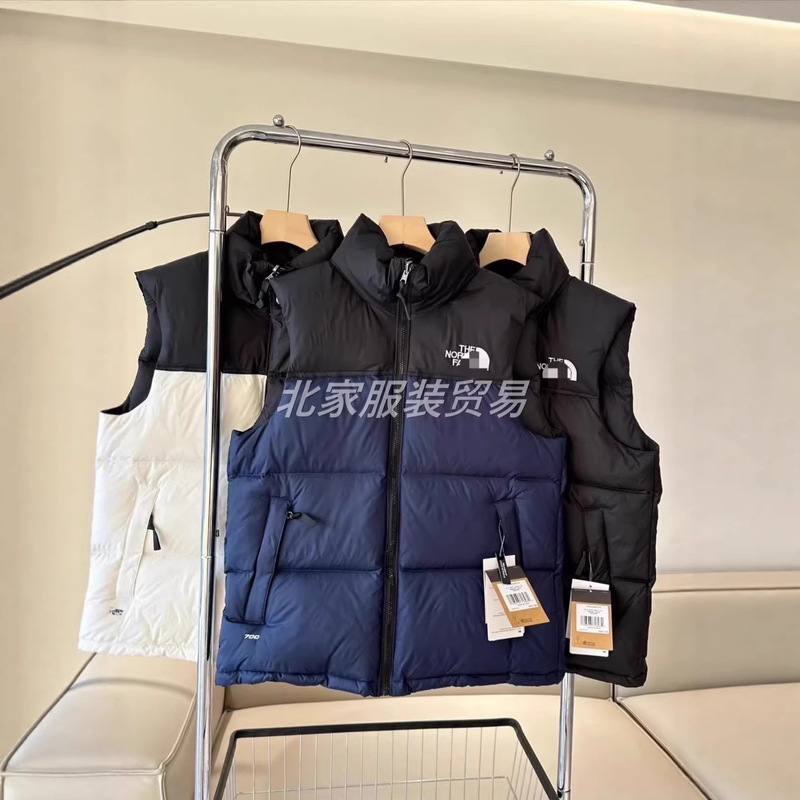 Cross-Border Foreign Trade Classic 1996 Cotton-Padded Vest with Embroidery for Men and Women, Couple's Winter Thickened Cold-Proof Stand-Collar Warm Jacket