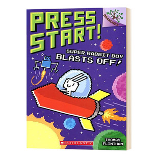 Square Rabbit 5 English original Super Rabbit Boy blsts Off! Press Start! #5