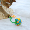 Toy, interactive ball of yarn for gym, cat