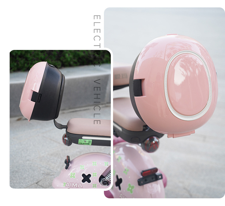 Trunk Storage Box for Yadea, Tailing, Aima, Xinri, and Laima Electric Scooters, Ufo-Style Tail Box
