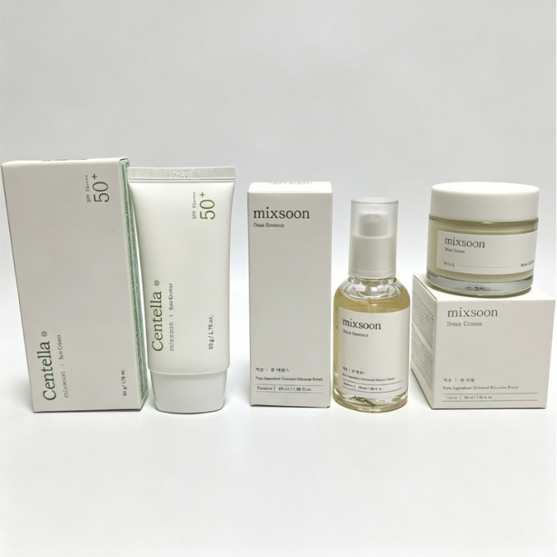 Cross-Border Korean Mixsoon Soybean Essence Fruit Acid Turmeric Yeast Facial Cream Moisturizing Refreshing Sunscreen 50ml