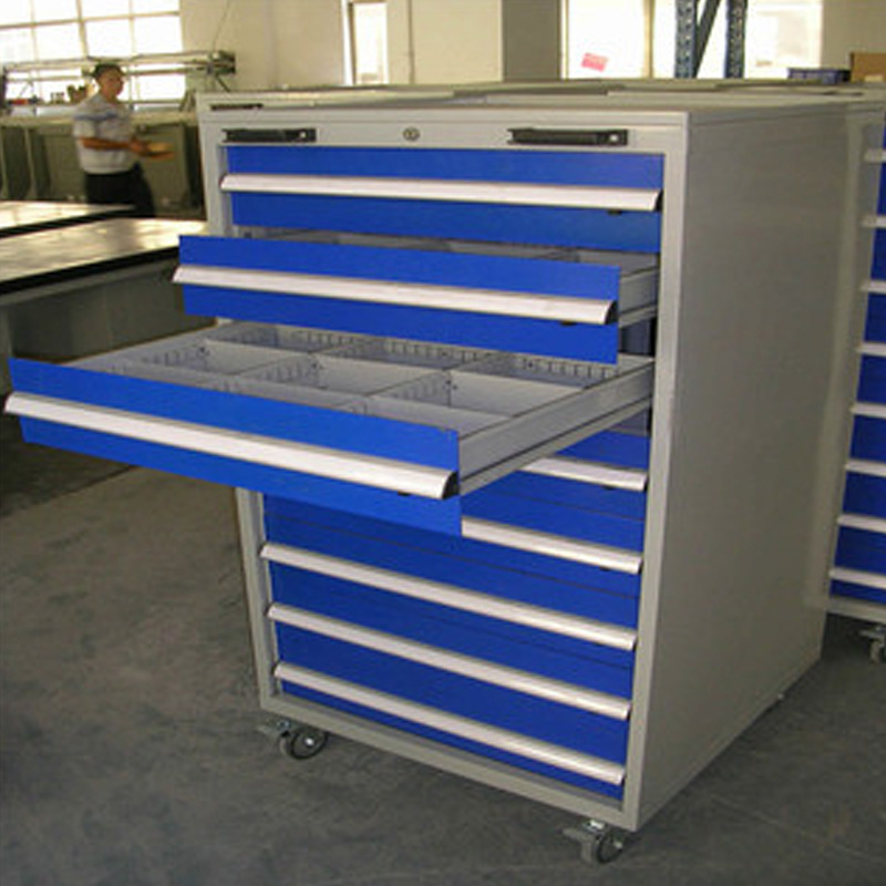 抽屉工具柜 工具柜厂家 钢板折弯带脚轮工具柜 钢结构工具柜