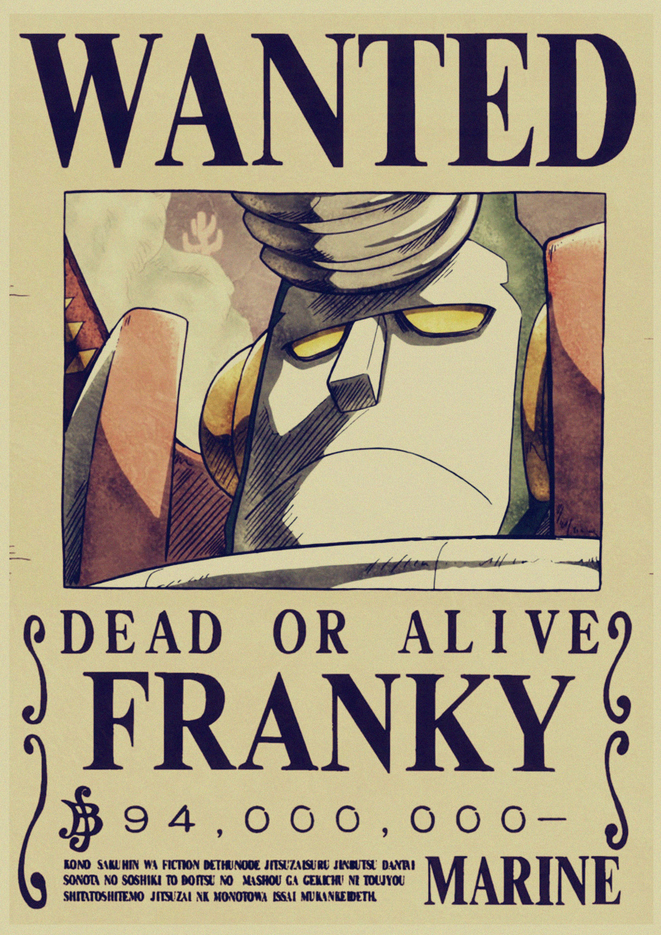 White Franky-เวอร์ชั่นใหม่ / 16นิ้ว (30x42ซม.)