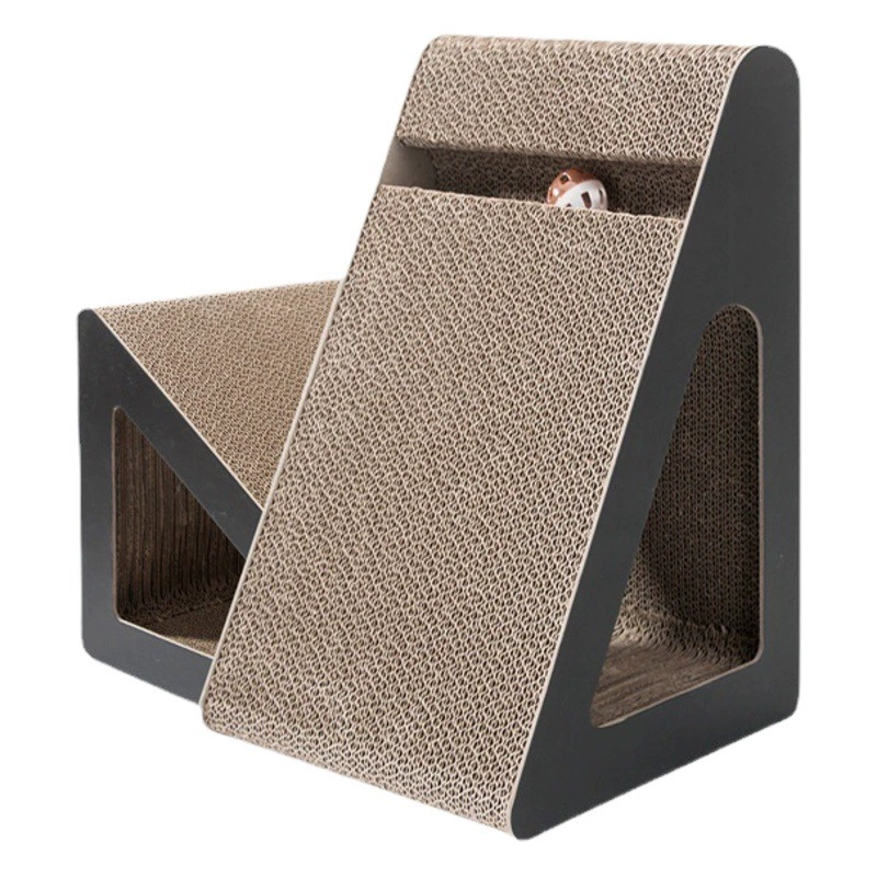 Доска для кошачьих царапин Вертикальный износостойкий без погружений Большая доска для кошачьих лап Устойчивый к царапинам Наполнитель из гофрированной бумаги Принадлежности для игрушек для кошек