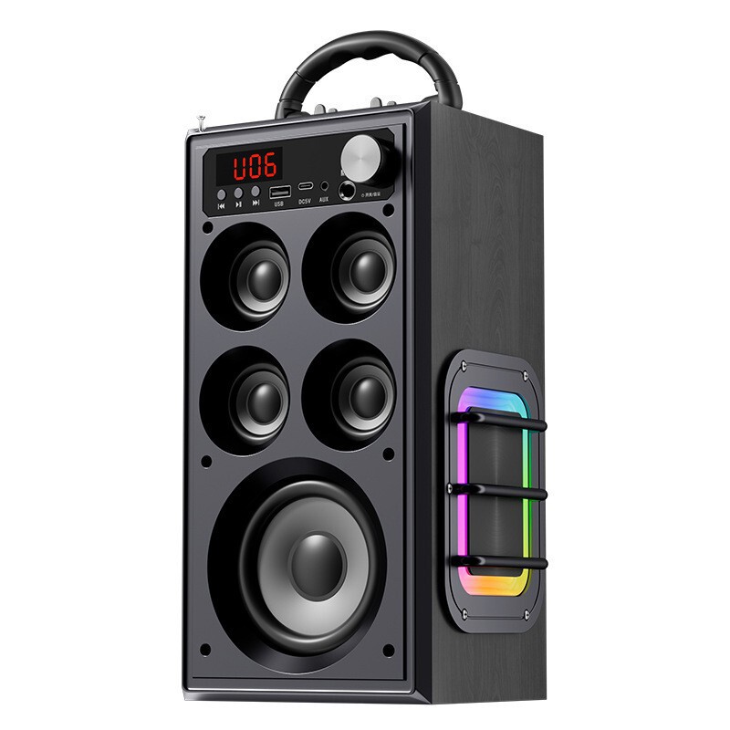 ワイヤレス Bluetooth オーディオホームプロフェッショナルカラオケ屋外スクエアダンス大音量サブウーファースピーカー音楽プレーヤー|undefined
