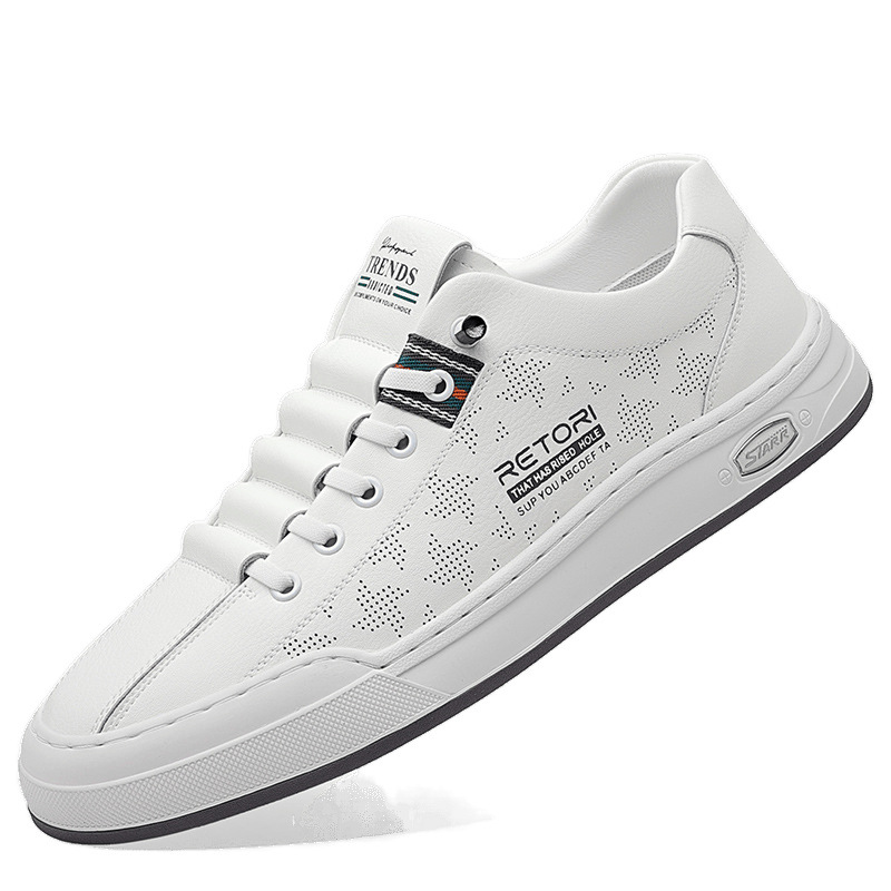Nuevos zapatos blancos de hombre zapatos casuales cómodos de verano zapatos de skate transpirables de hombre tendencia al por mayor zapatos de hombre