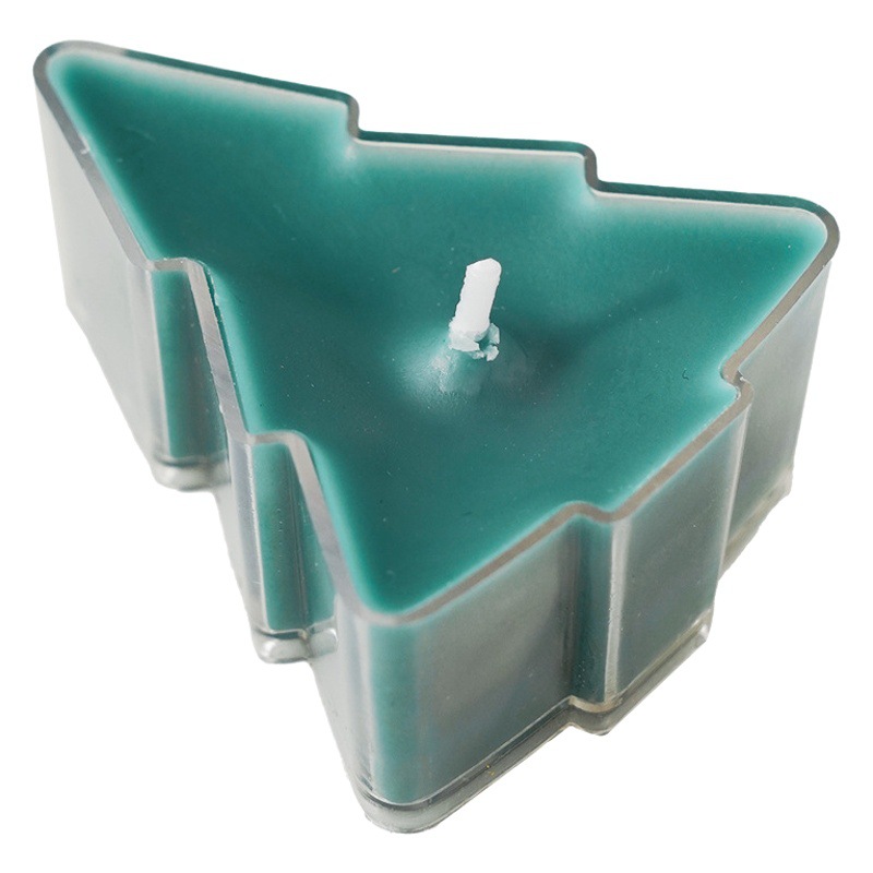 Árbol de Navidad, pequeños adornos de cera de té, velas de aromaterapia navideñas hechas a mano, regalo de ambiente, cera de modelado de fragancia de candle