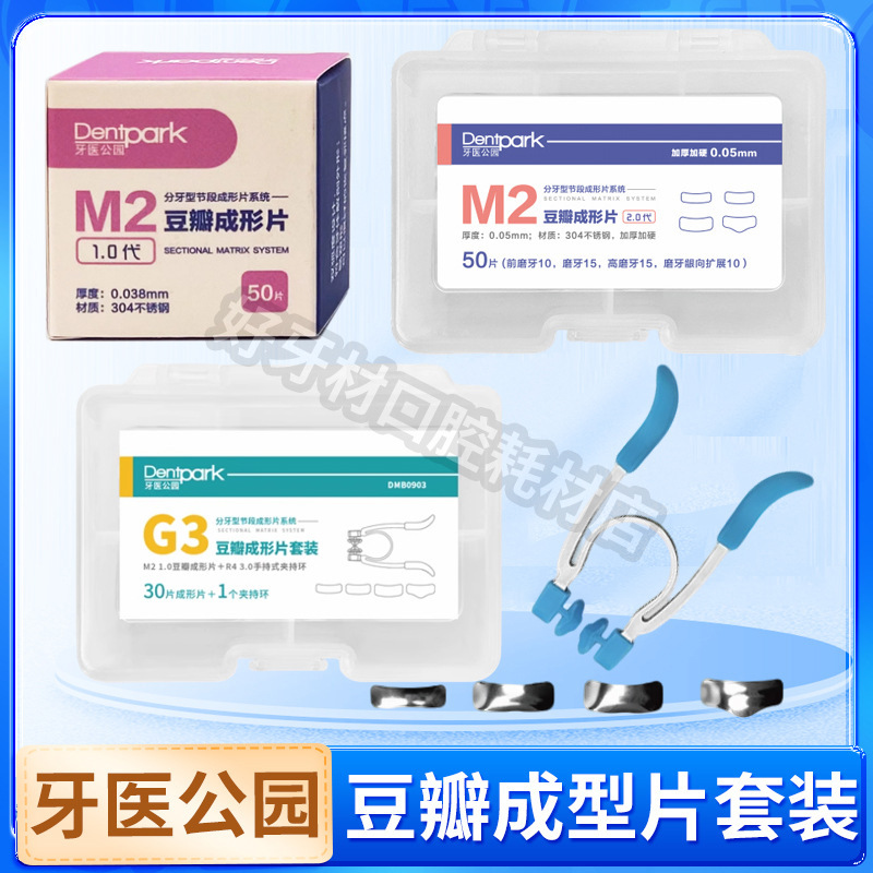 Dental Oral Douban Forming Sheet Dentist Park Stainless Steel Set Gums Upper and Lower Pliers Hand-held Clamp Wedge Model