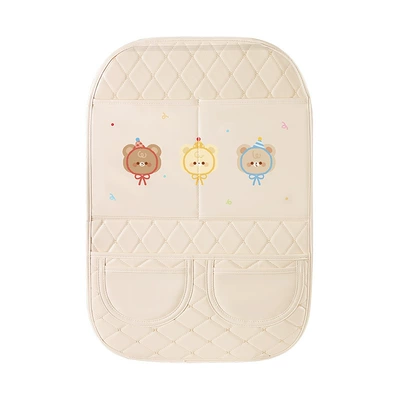 Back Storage Bag Cartoon Cute | Chair back anti-kick pad