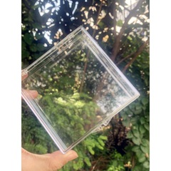 亚克力透明盒蝴蝶昆虫标本盒首饰化石贵重物品收藏塑料带盖收纳盒