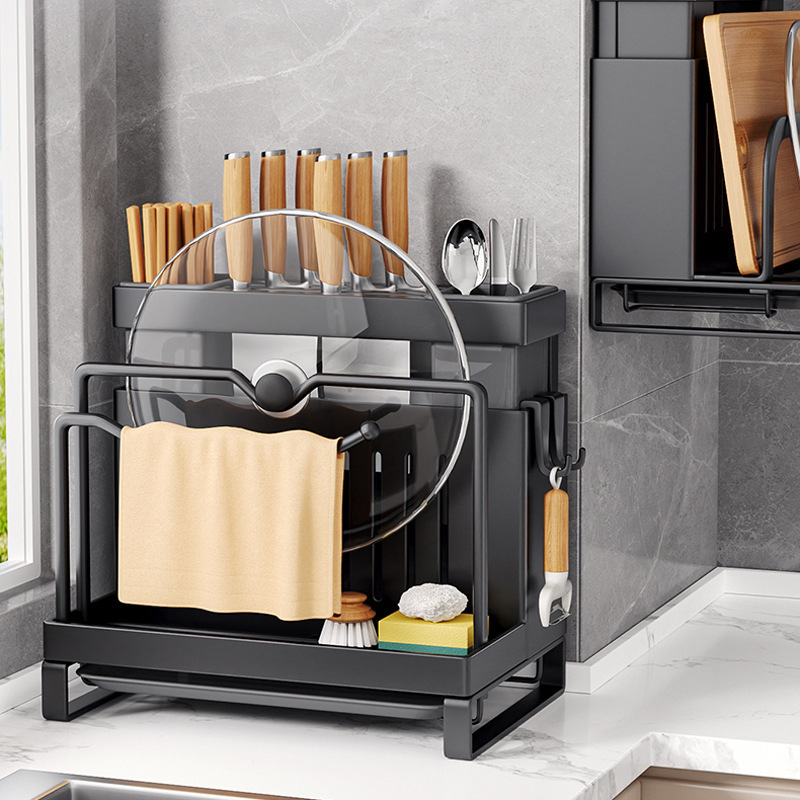 Kitchen knife stand storage rack 2025 new style chopsticks drum…