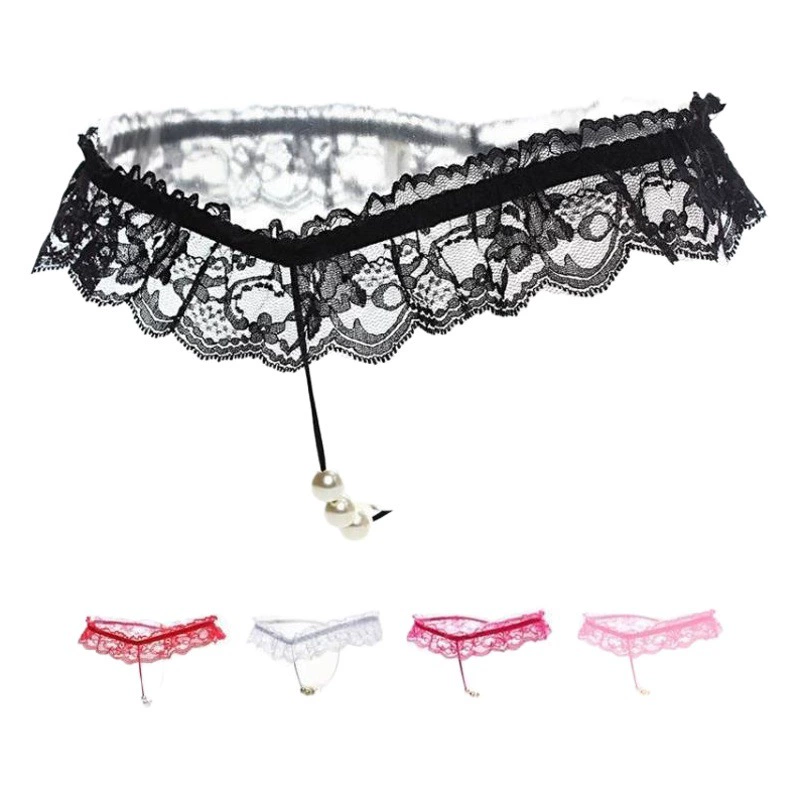 Sexy Dew PP кружевные женские футболки/стринги жемчужное нижнее белье массажное сексуальное нижнее белье открытое нижнее белье T1