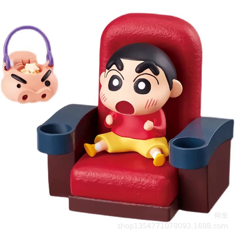 Коллекционная слепая коробка Tide play Crayon Shin-chan микросцена кинотеатра — 6 слепых коробок