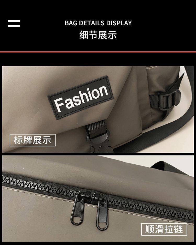 Travel bag with wet/dry separation, large capacity