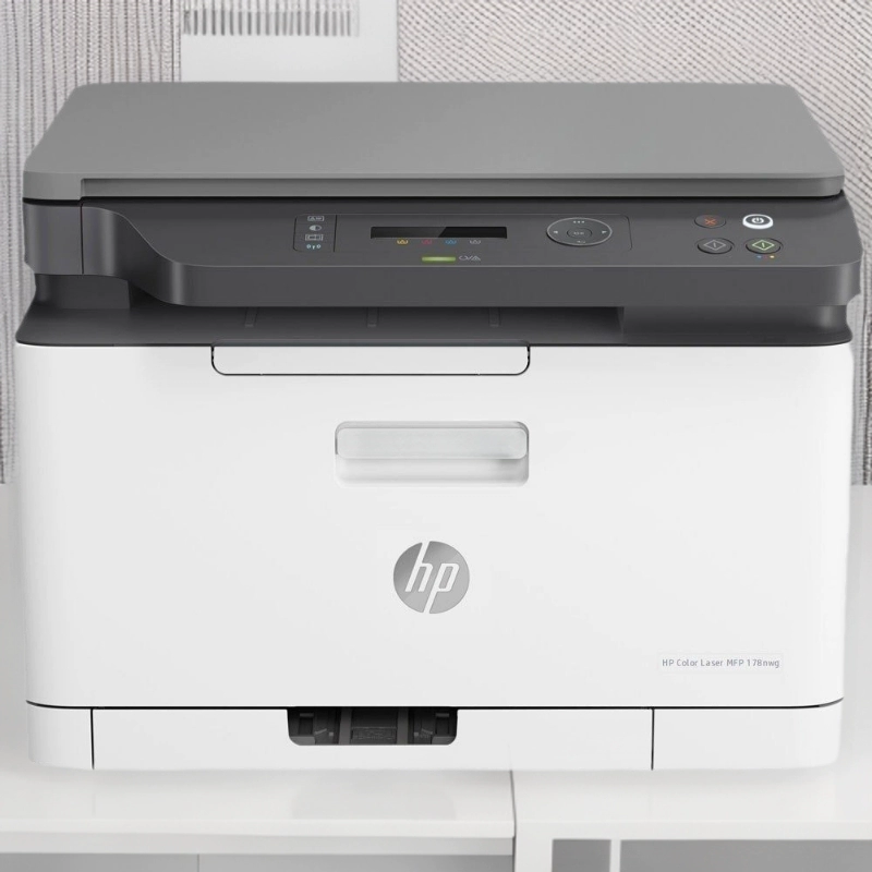 Национальный банк hp178nw/179fnw сканирующий беспроводной принтер с проводным подключением, A4 цветной лазерный принтер для офиса и дома, многофункциональное устройство