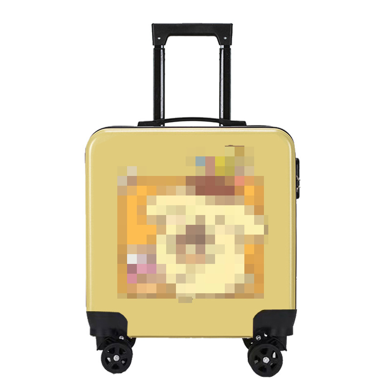 20 인치 사각형 노란색 푸딩