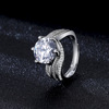 Wedding ring for princess, 5 carat