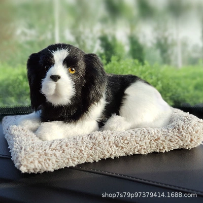 Model – Car ornaments - 2620cm-black-and-white-border-collie-with-big-eyes