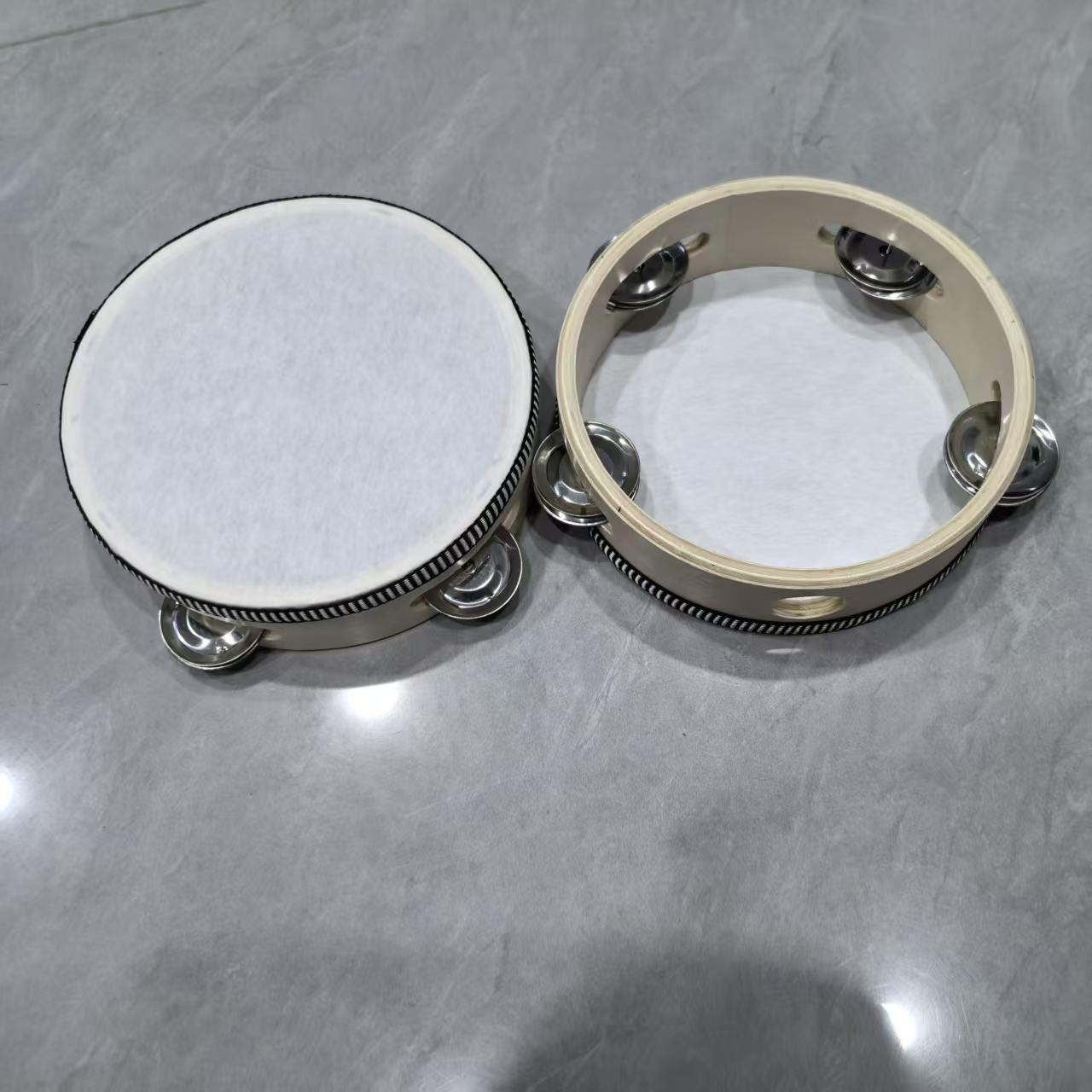 Pandereta Infantil de Madera 4-10 pulgadas Madera para Educación Musical