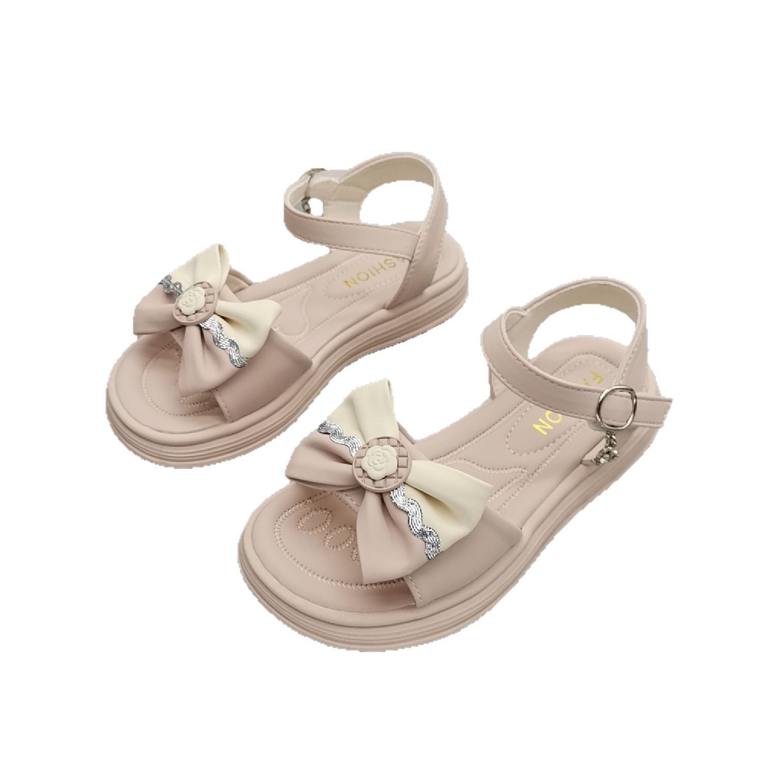 Princesa Ye Lin Xia Explosion 2025 Retro Mujer Tesoro 1-3-5 años Zapatos casuales a través de la red Zapatos de princesa de tendón de res antideslizante