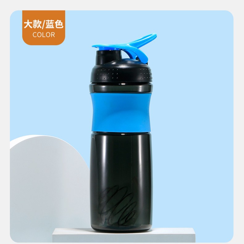 Taza de mano especial transfronteriza para mujeres taza de batido de leche de reemplazo de comida portátil agitación proteína fitness deportes plástico sacudiendo taza de agua