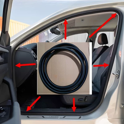 Volkswagen new and old models Lavida door seals, door frame rubber strips, door edge strips, trunk and sunroof waterproof strips, original parts (Vehicle Sealing Strip)