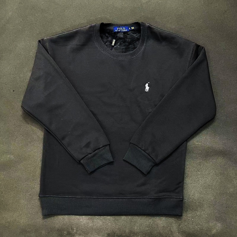 벨벳 라운드넥 블랙 화이트 라벨