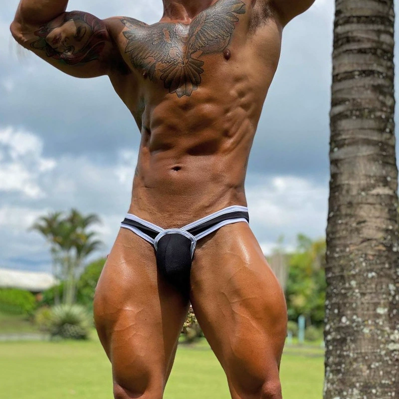 Adannu Douyin Kuaishou Live Специализированные выисканные штаны Sexy Low Low Big Big Big Breeze Male AD7105
