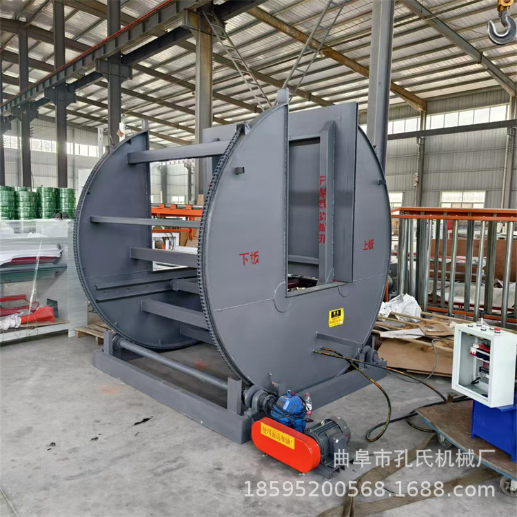 板材垛料C型翻转机 钢板石材180度翻板机 全自动鼠笼式O型翻转机