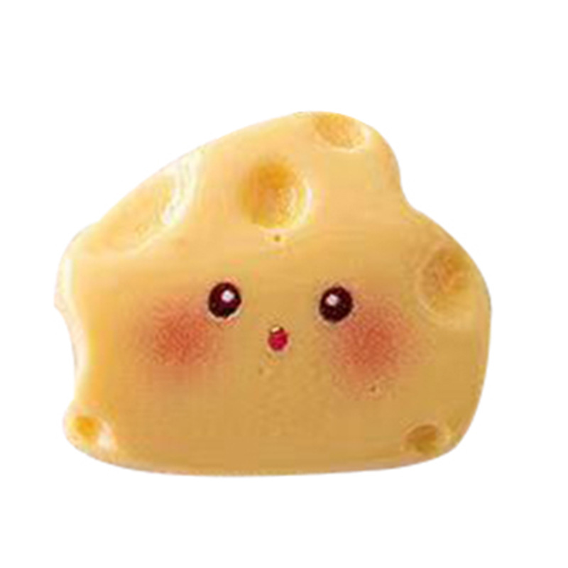 Caricatura queso resina dly parche clip para el cabello caja de teléfono celular taza de agua refrigerador decoración de automóvil pegamento de crema accesorios hechos a mano