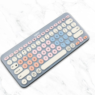 For Logitech K380 Bluetooth Color Keyboard Protective Film Silicone Dustproof and Waterproof Keyboard Protective Film