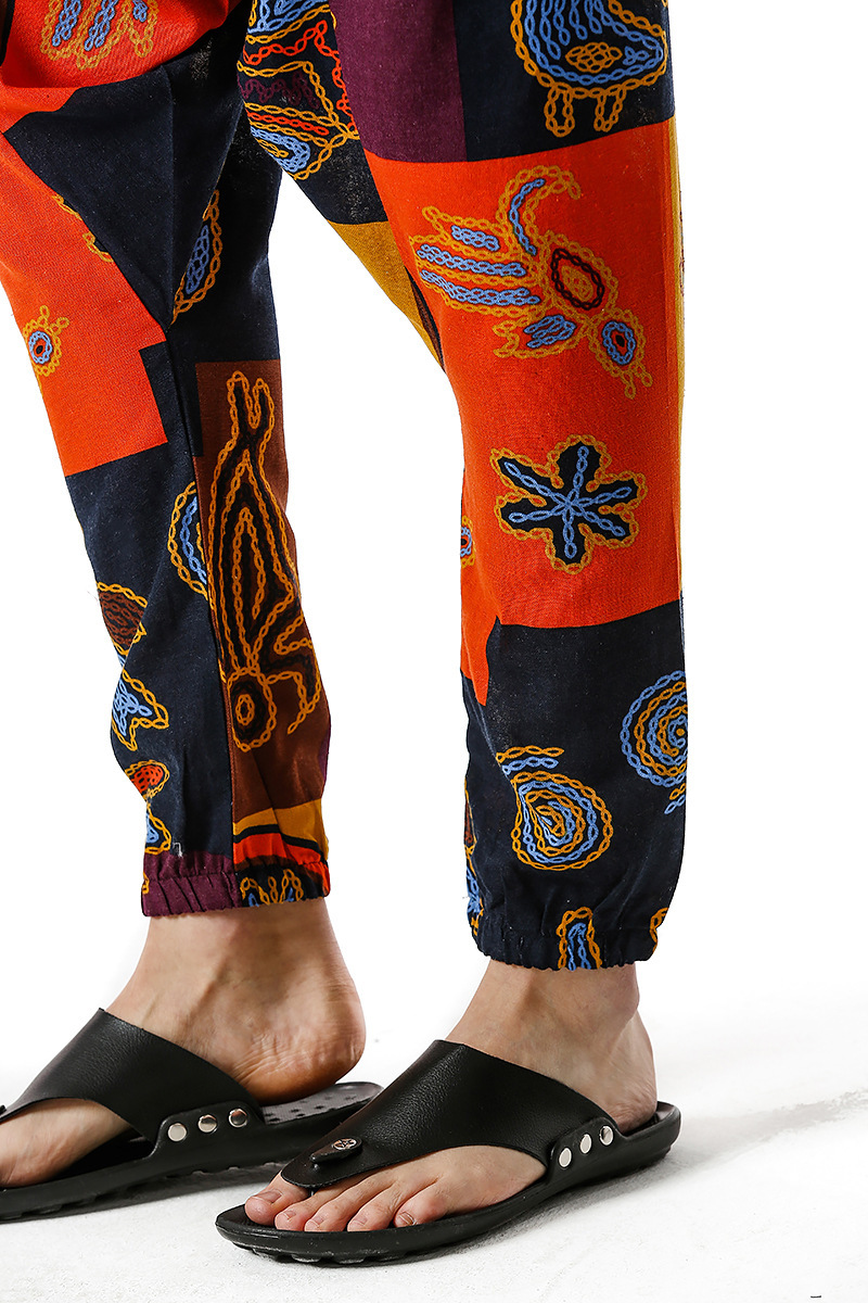 men's and women's foreign trade Harun yoga pants loose bohemian pants hanging pants moth pants 69
