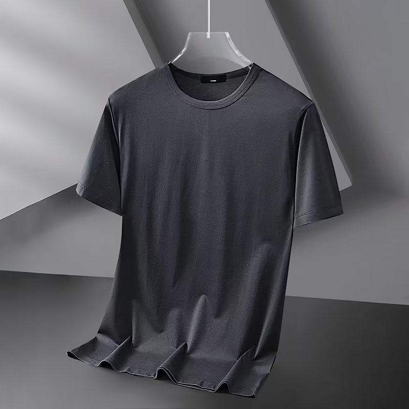DX01 cuello redondo-gris oscuro