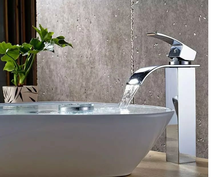Black stainless steel washbasin, hot and cold water faucet, hotel bathroom washbasin, bathroom cabinet, square waterfall faucet undefined